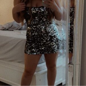 Mini sequin dress